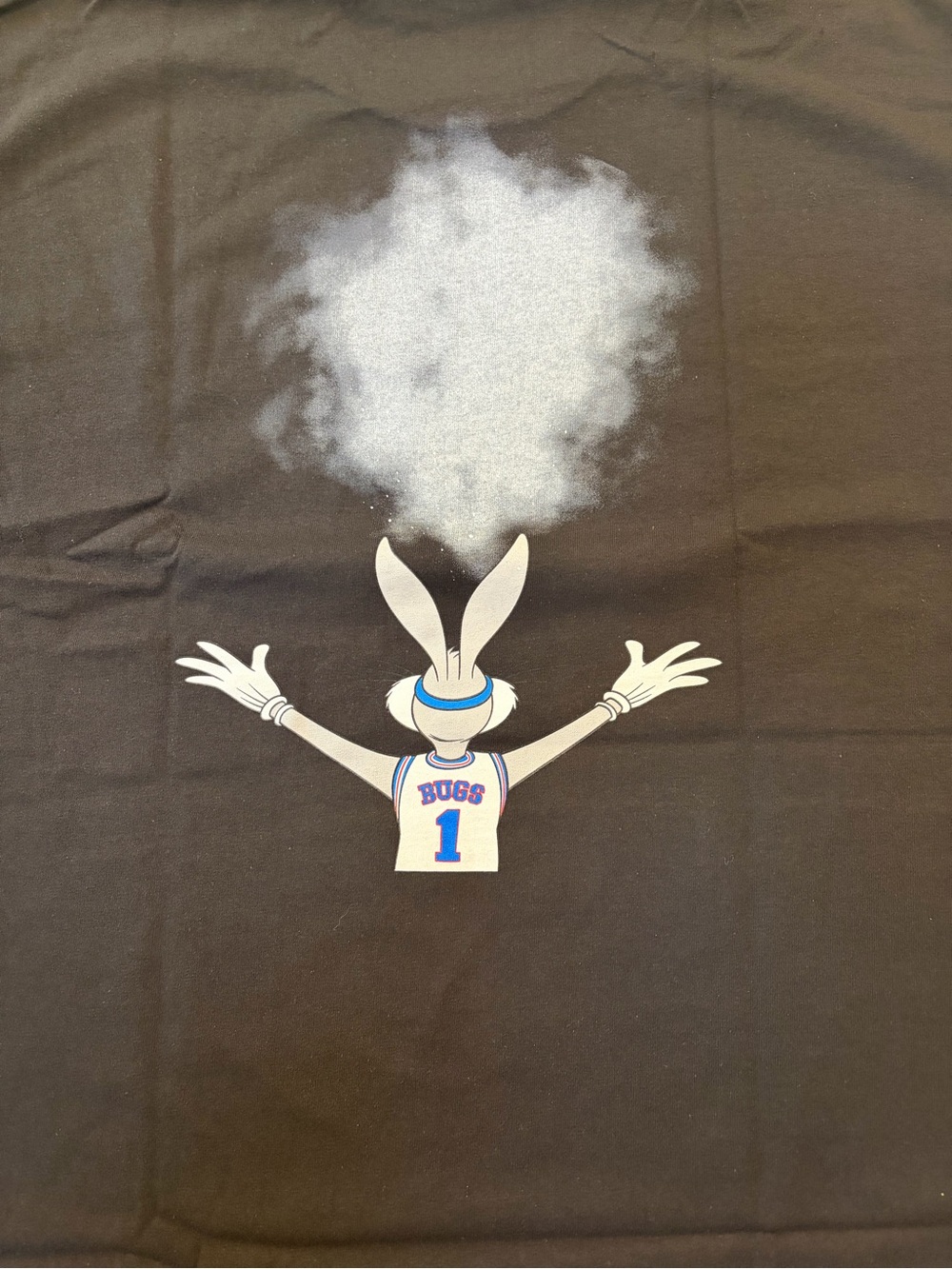 Space Jam Bugs Bunny LeBron Chalk Toss Tee - Adult XL Cotton